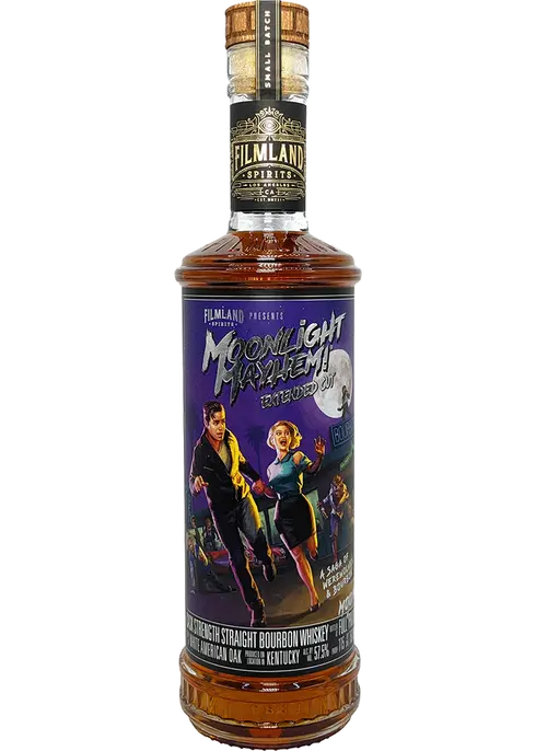 Filmland Spirits Moonlight Mayhem Extended Cut Cask Strength Straight Bourbon Whiskey 750ml