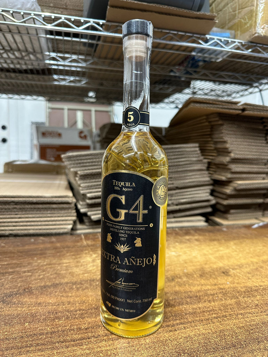 G4 Extra Anejo 5 Year Single Barrel Release Tequila 750ml