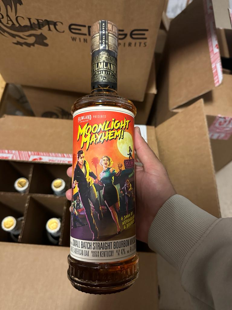 Filmland Spirits Moonlight Mayhem Small Batch Straight Bourbon Whiskey 750ml