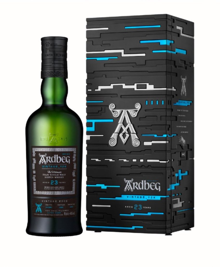 Ardbeg 23 Year Old Single Malt Scotch Whiskey 750ml Y2K
