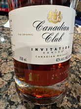 Load image into Gallery viewer, Canadian Club Invitation Series Sherry Cask 15 Year Canadian Whisky 750ml
