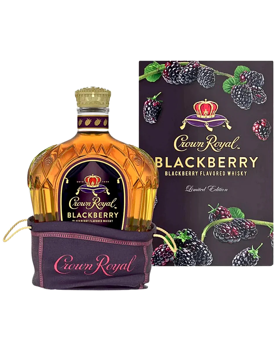 Crown Royal Blackberry Canadian Whisky 750ml 6-Pack