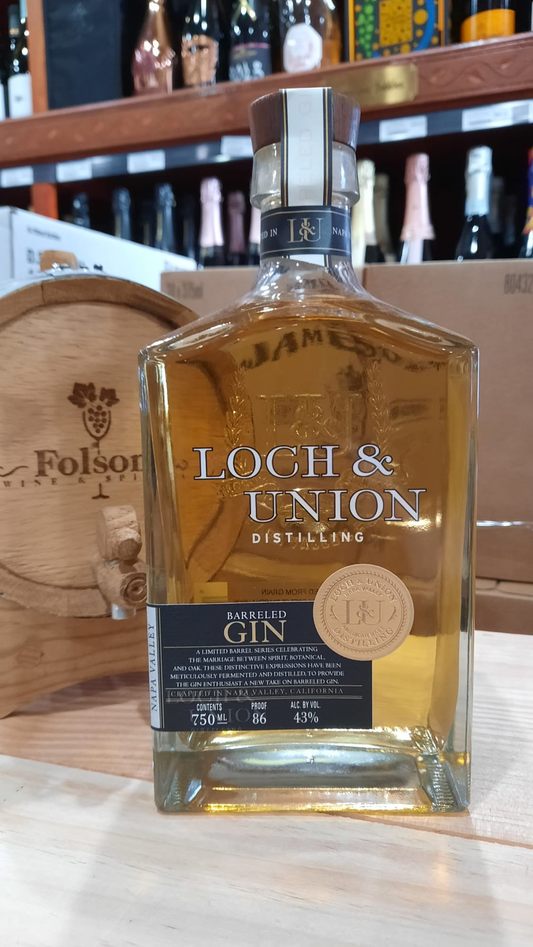 Loch & Union Distilling Barreled Gin 750ml