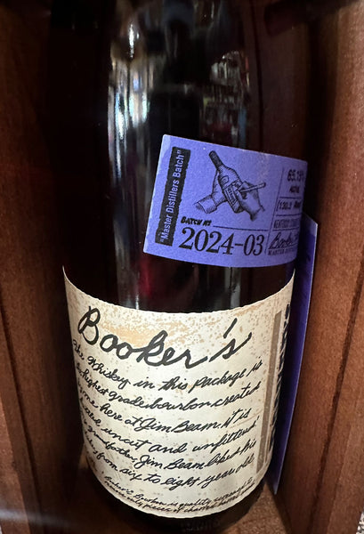Booker's Bourbon 2022年バッチ 124.3 proof Buy Buy Bookers Bourbon 2022-03 Kentucky Tea Batch 126.5