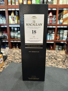 2023 Macallan 18 Year Sherry Oak Cask Highland Single Malt Scotch Whisky 750ml