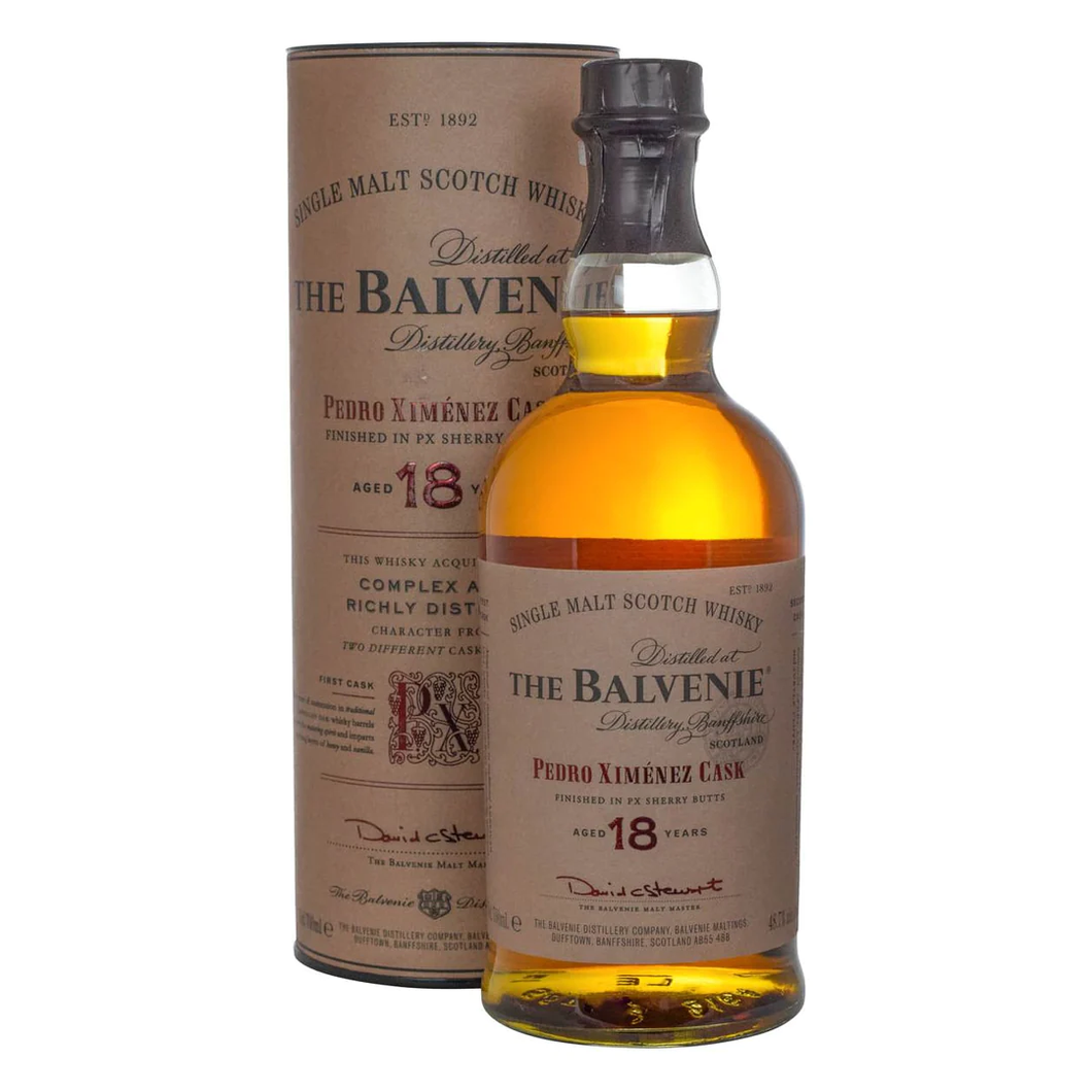 Balvenie Pedro Ximenez Cask 18 Year Old Single Malt Scotch Whisky 750ml