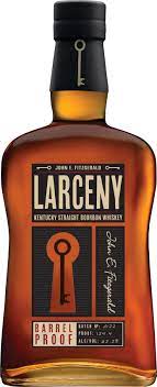 John E. Fitzgerald Larceny Barrel Proof Straight Bourbon Whiskey Batch A122