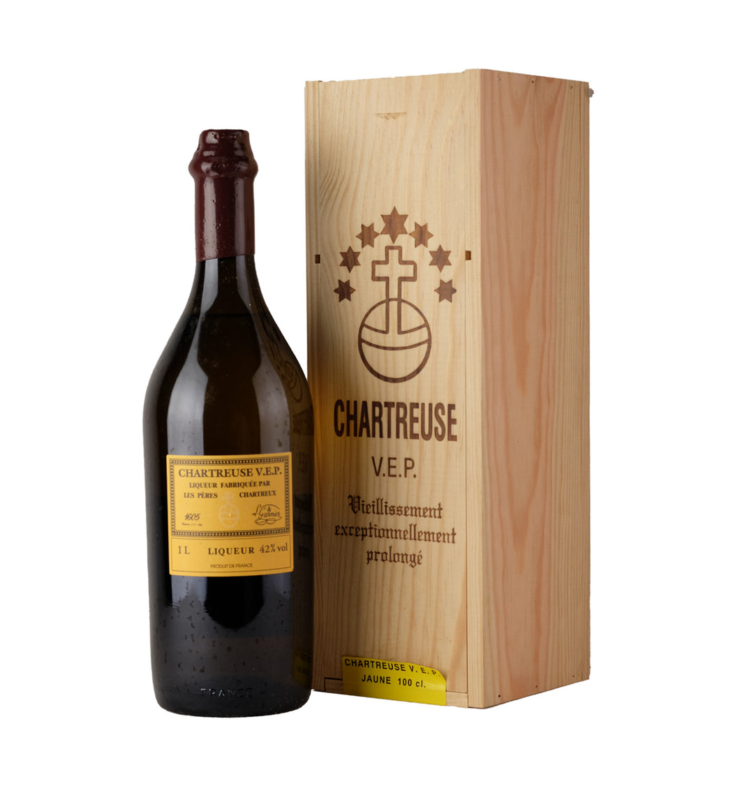 Chartreuse V.E.P. Jaune Yellow Liqueur 1Lt