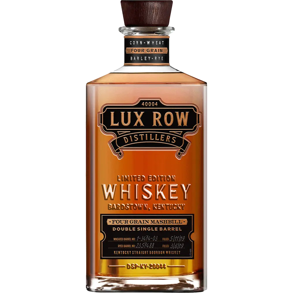 Lux Row 4 Grain Double Single Barrel Straight Bourbon Whiskey 750ml