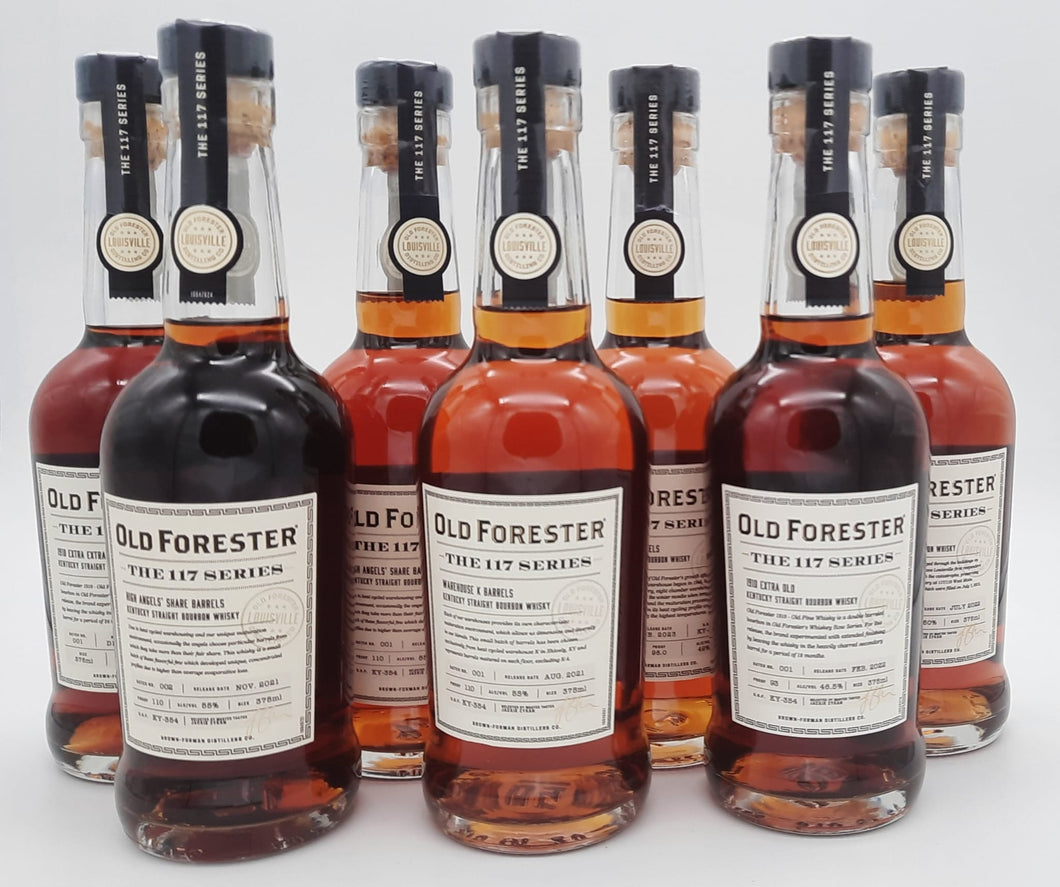 Old Forrester 117 Series 7 Bottle Set