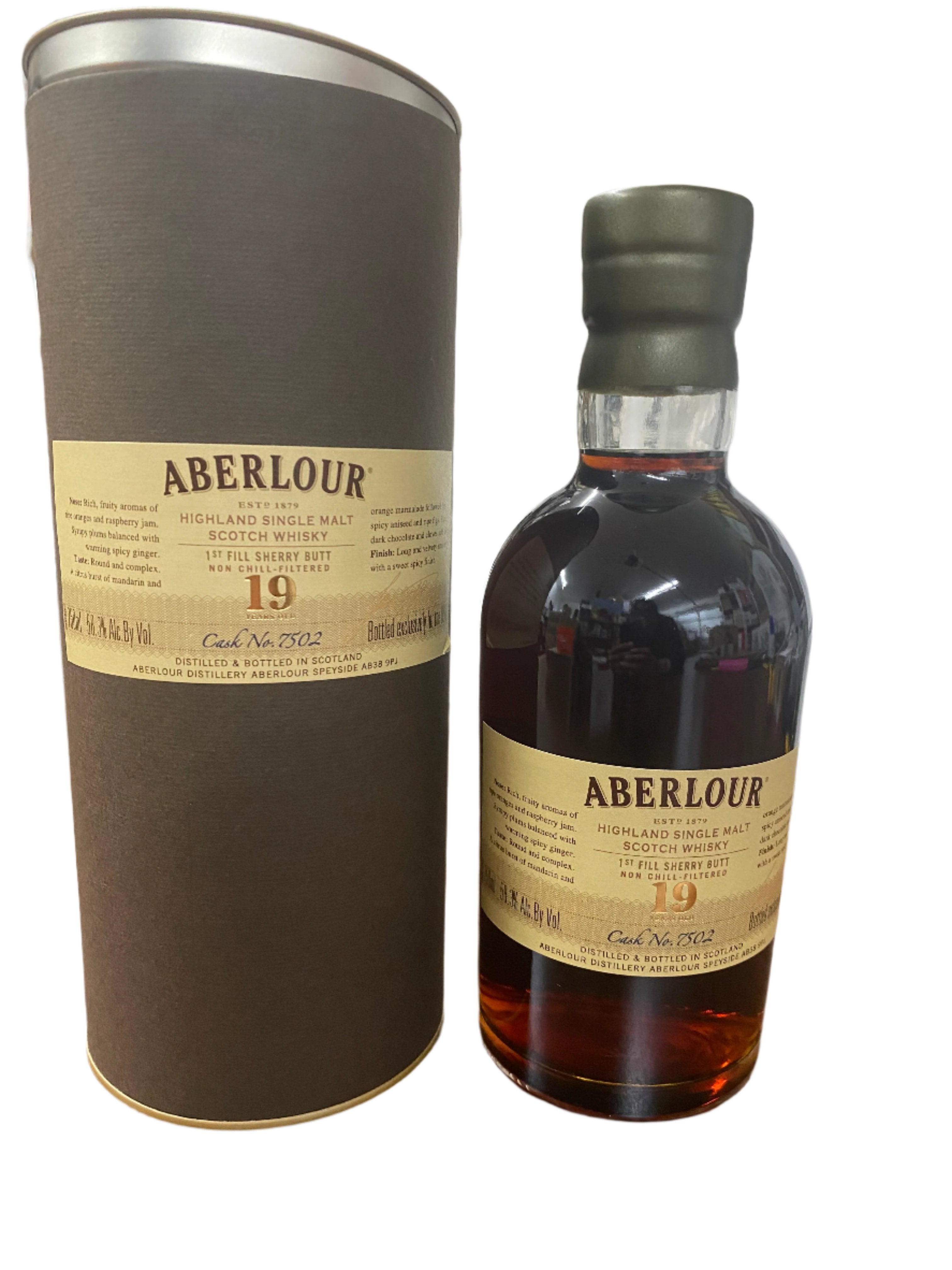 Aberlour First Fill Sherry Cask 19 Year Old Single Malt Scotch Whisky