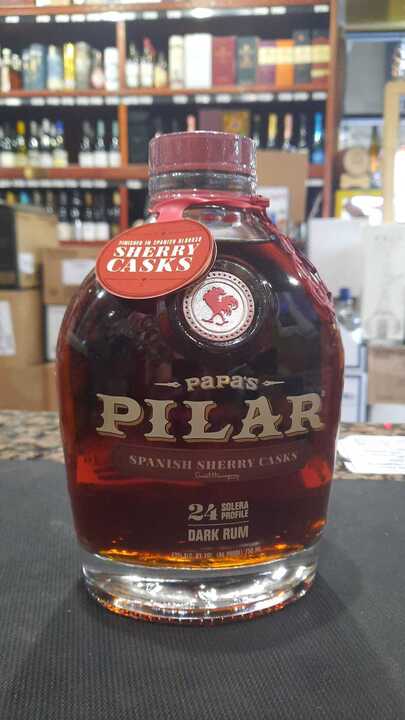 Papa's Pilar 24 Year Old Spanish Sherry Casks Solera Dark Rum 750ml