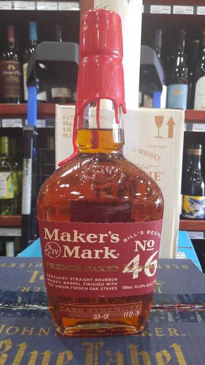 Maker's Mark 46 French Oaked Cask Strength  Batch 23-01 Kentucky Straight Bourbon Whisky 750ml