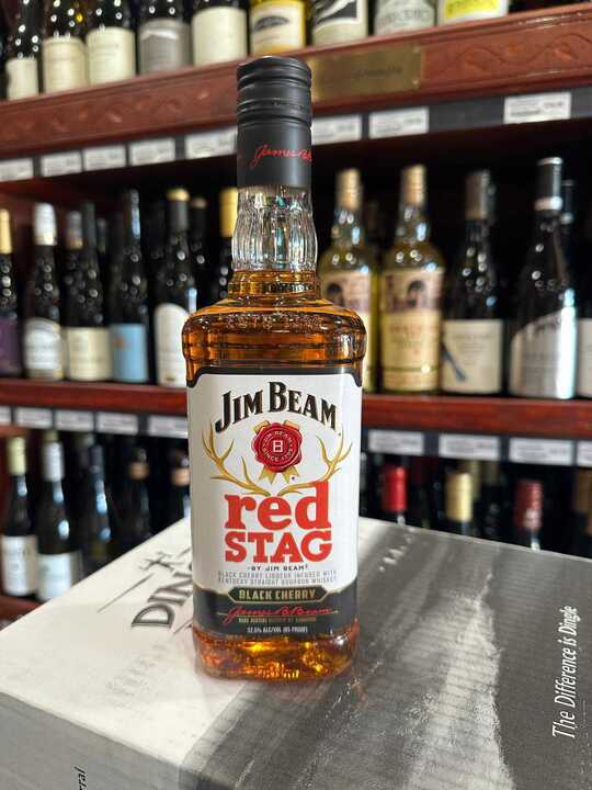 Jim Beam Red Stag Black Cherry Flavored Kentucky Straight Bourbon Whiskey 750ml