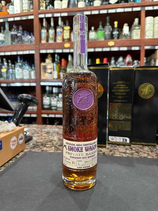 Smoke Wagon Private Barrel 6 Year Old Straight Rye Whiskey California Batch 1