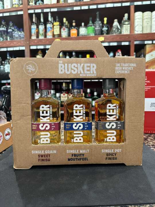 The Busker Irish Whiskey Variety Triple Pack