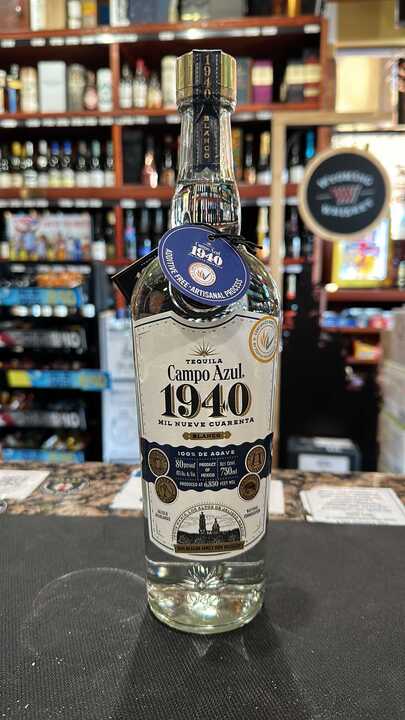 1940 Campo Azul Blanco Tequila 750ml