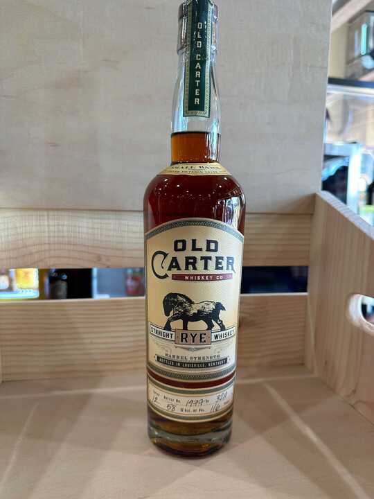 Old Carter Batch 12 Straight Rye Whiskey 750ml