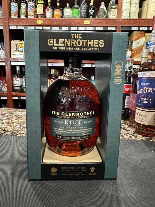 Glenrothes Ridge Vineyards Wine Cask Finish 24 Year Old