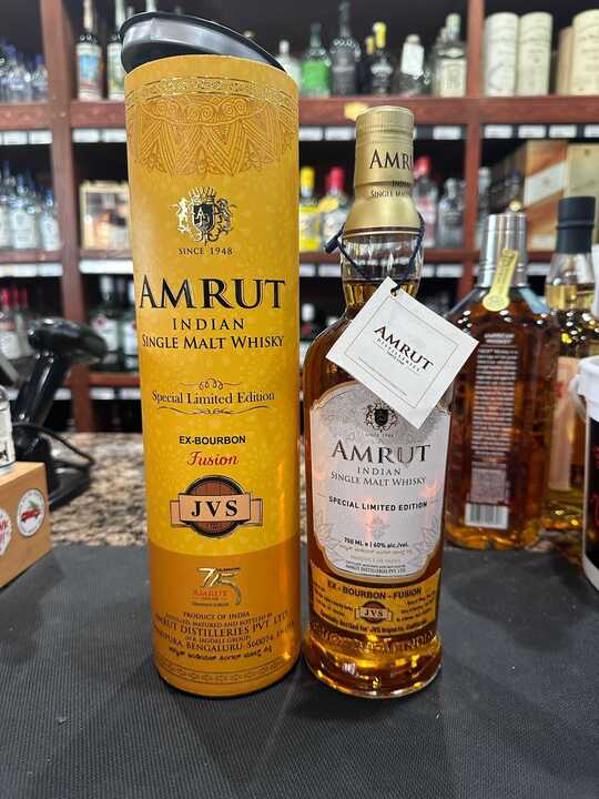 Amrut Fusion Ex-Bourbon Limited Edition Indian Single Malt Whisky 750ml