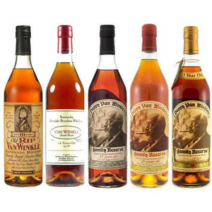 Pappy Van Winkle Bourbon Collector's Set of 5