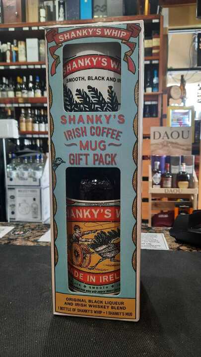 Shanky's Whip Whiskey Liqueur with Coffee Mug Gift Pack