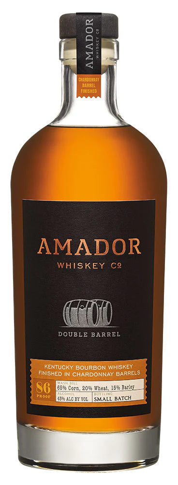 Amador Double Barrel Chardonnay Barrel Finished Bourbon Whiskey 750ml