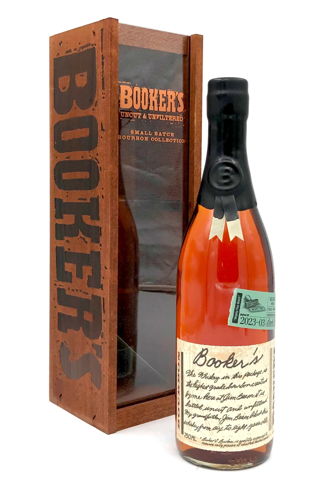 Bookers Bourbon Mighty Fine Batch Straight Bourbon Whiskey 750ml