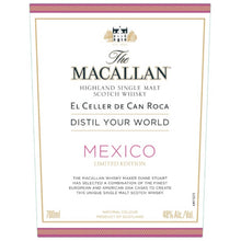 Load image into Gallery viewer, Macallan Limited Mexico Edition El Celler De Can Roca Highland Single Malt Scotch Whisky 700ml
