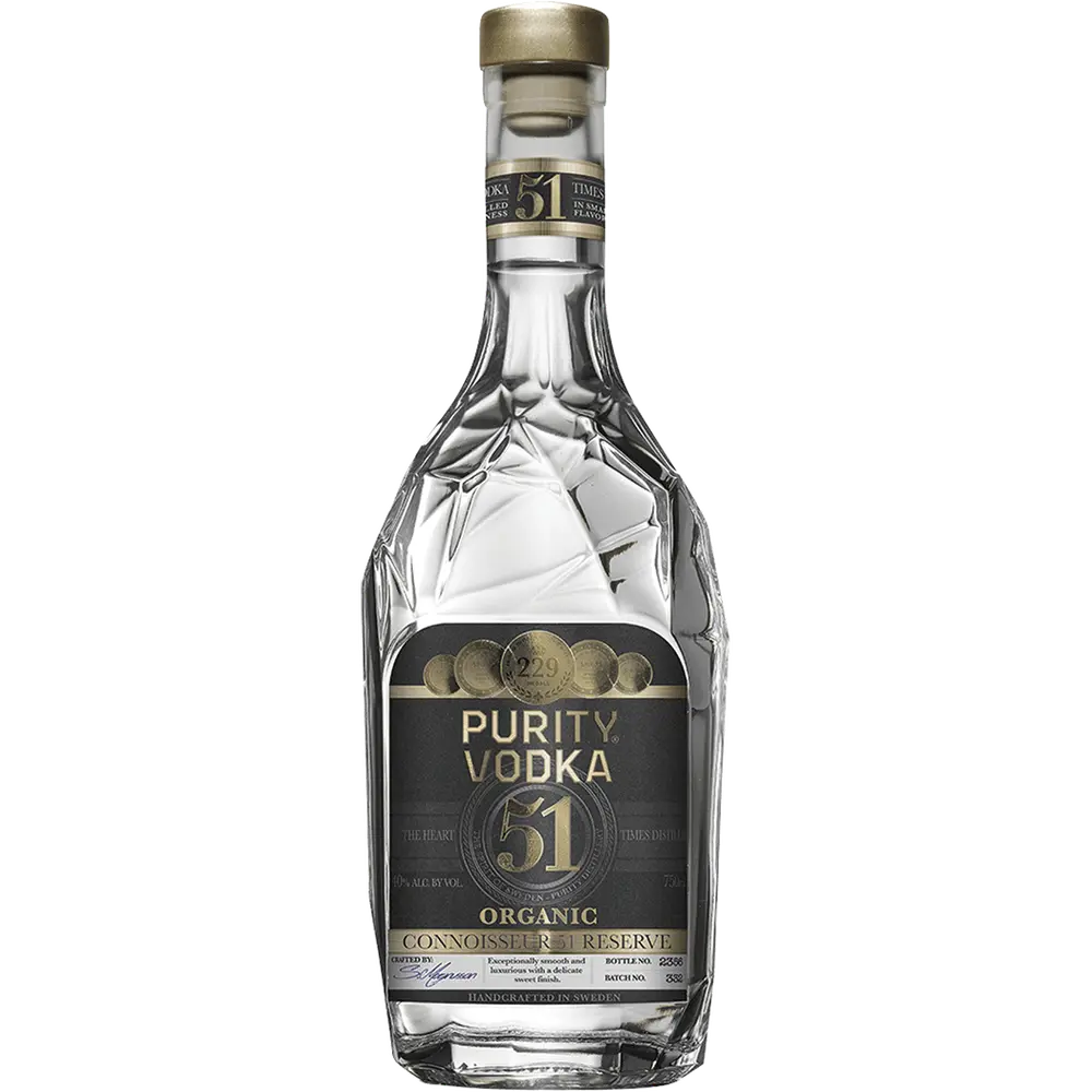 Purity Connoisseur 51 Organic Vodka 750ml