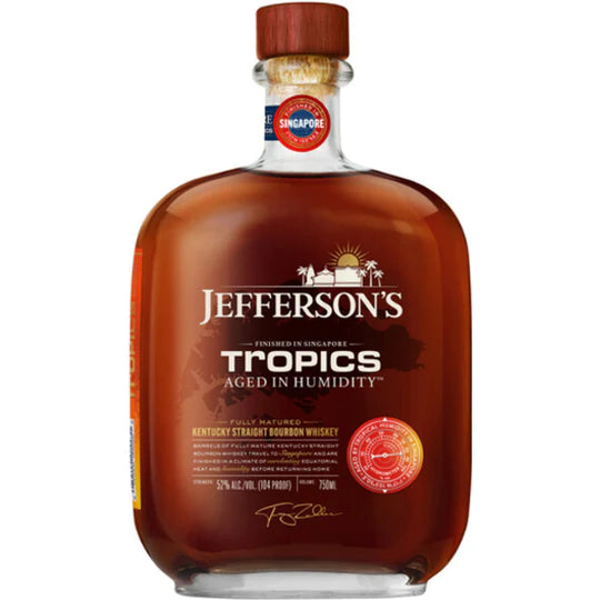 Jeffersons Tropics Finished in Singapore Kentucky Straight Bourbon Whiskey 750ml