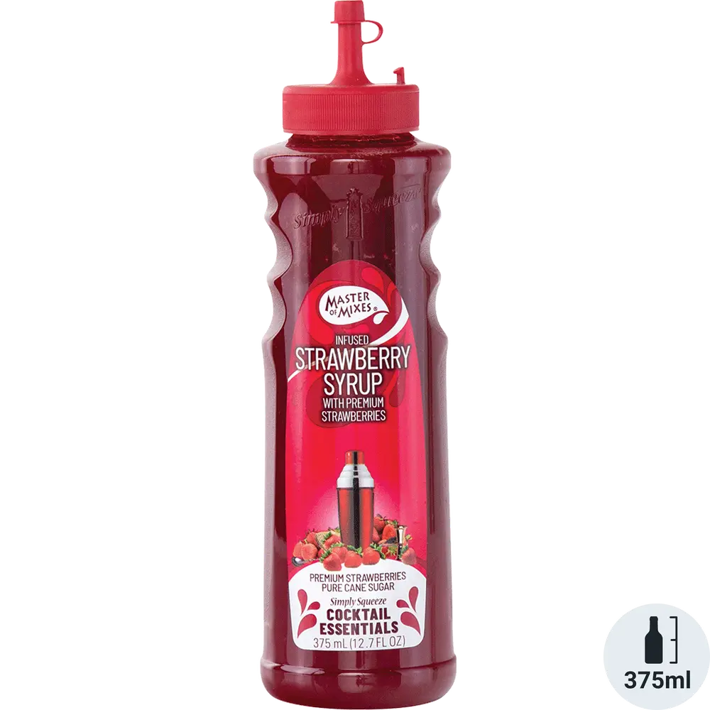 Master of Mixes Cocktail Essentials Strawberry Syrup 375ml