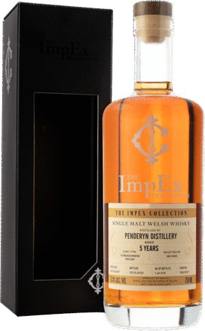 The ImpEx Collection Penderyn 5 Year Old Madeira Cask Single Malt Whisky 750ml