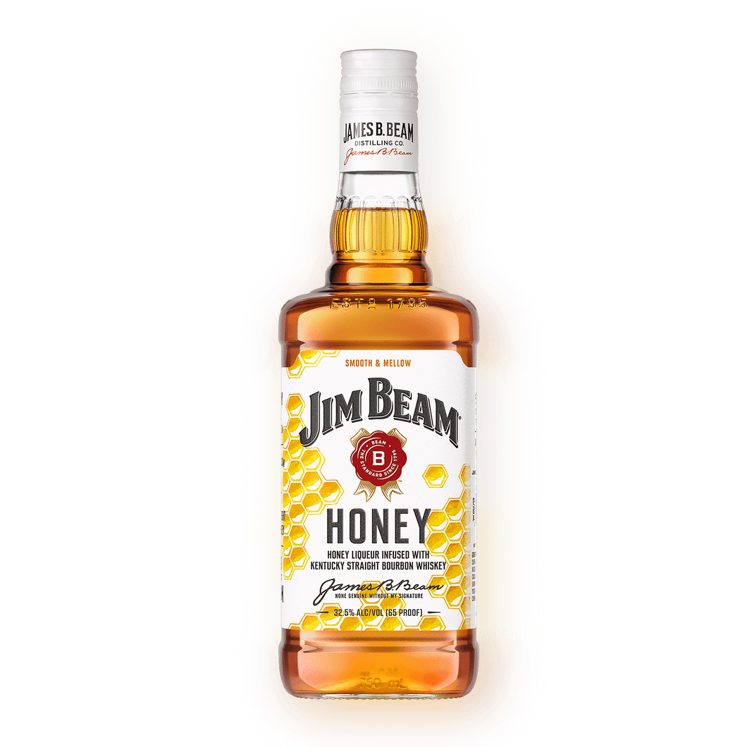 Jim Beam Smooth & Mellow Honey Flavored Kentucky Straight Bourbon Whiskey 750ml