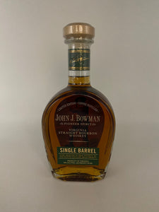 John J. Bowman Single Barrel Virginia Straight Bourbon Whiskey 750ml