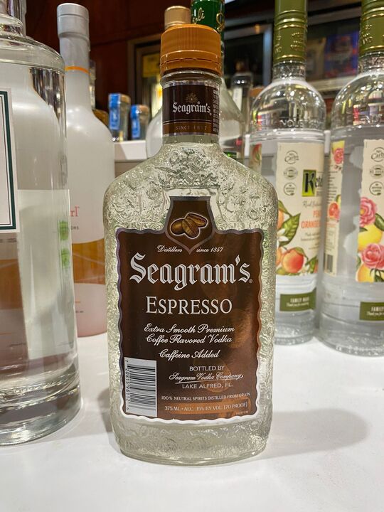 Seagram's Espresso Extra Smooth Coffee Flavor Vodka 375ml