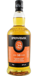 Springbank 10 Year Old Single Malt Scotch Whiskey 700ml