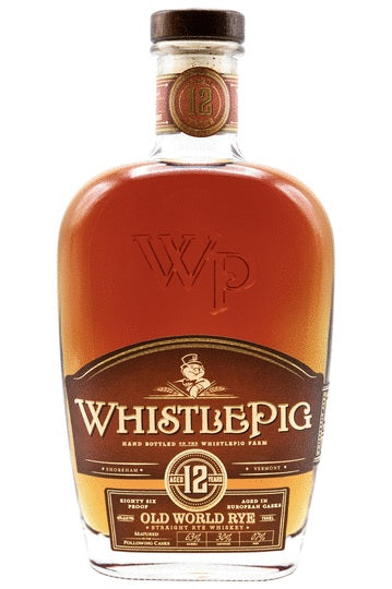 WhistlePig Farm Old World Series Cask Finish 12 Years Old Straight Rye Whiskey 750ml