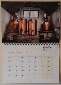 Irish Distilleries Calendar 2022- with bottle purchase only