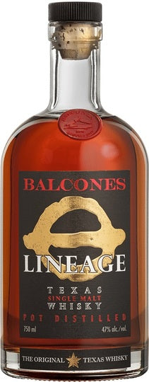 Balcones Lineage Pot Distilled Single Malt Whisky 750ml