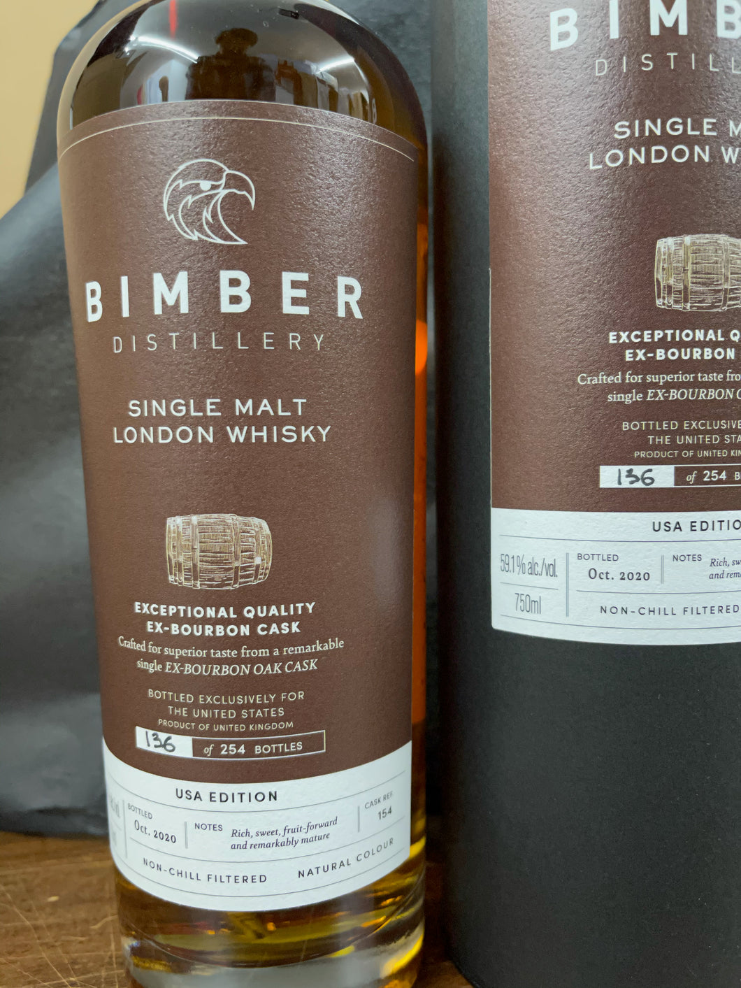 Bimber USA Edition – Ex-bourbon cask #154 59.1% abv