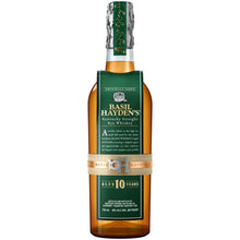 Load image into Gallery viewer, Basil Hayden&#39;s 10 Year Old Kentucky Straight Rye Whiskey 750ml
