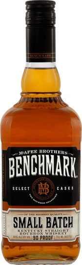 McAfee's Benchmark Old No. 8 Small Batch Select Casks Kentucky Straight Bourbon Whiskey 750ml