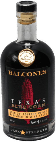 Balcones Texas Blue Corn Cask Strength Wine Cask Finished Bourbon Whiskey 750ml