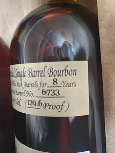 Willett 8 Year Old Family Estate Single Barrel Bourbon Whiskey 750ml