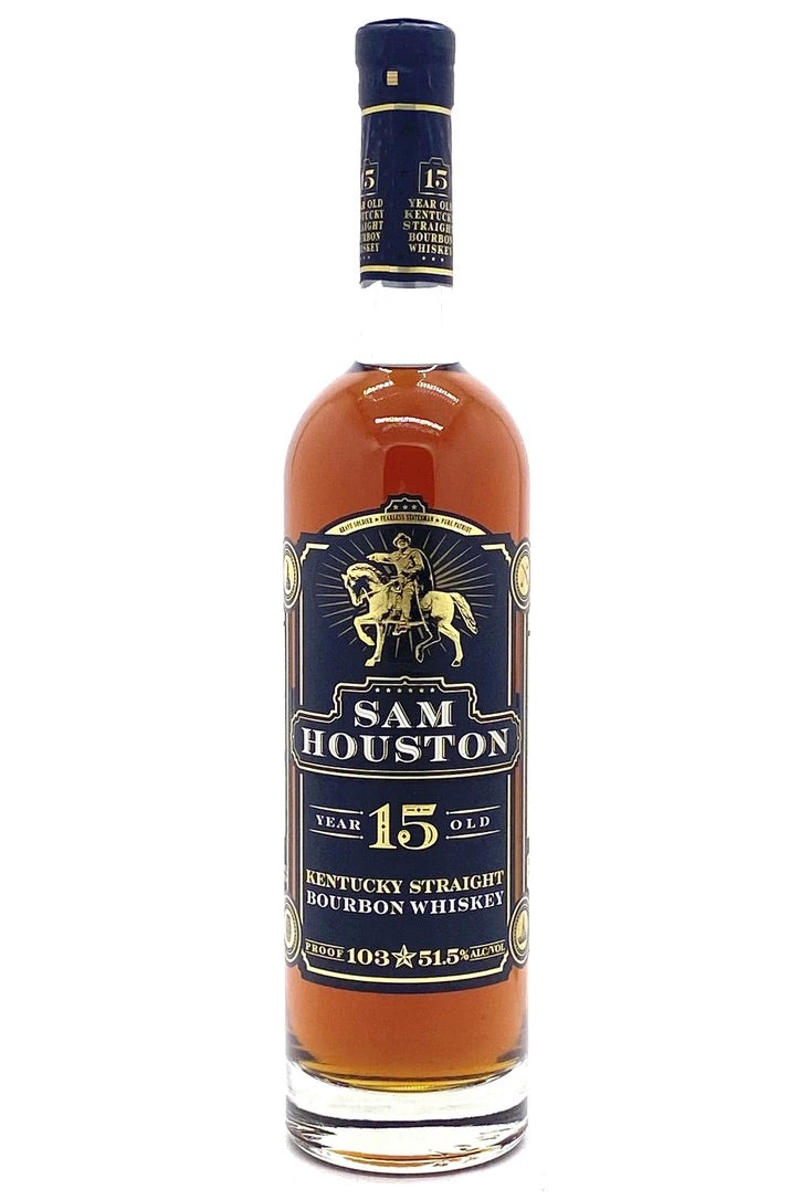 Sam Houston 15 Year Old Kentucky Straight Bourbon Whiskey 750ml