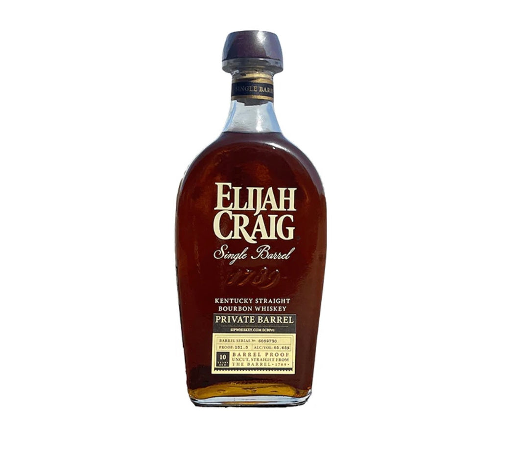 Elijah Craig Barrel Proof Single Barrel Store Pick 750ml