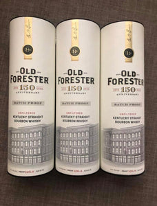 OLD FORESTER 150TH ANNIVERSARY SET BATCH 1-3