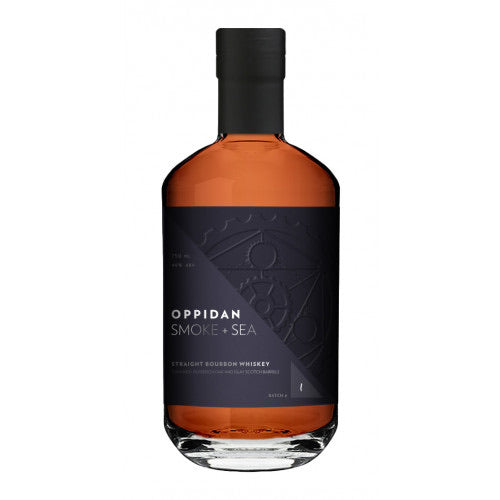 Oppidan Spirits Smoke + Sea Straight Bourbon Whiskey 750ml