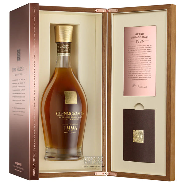 1996 Glenmorangie Grand Vintage Single Malt Scotch Whisky